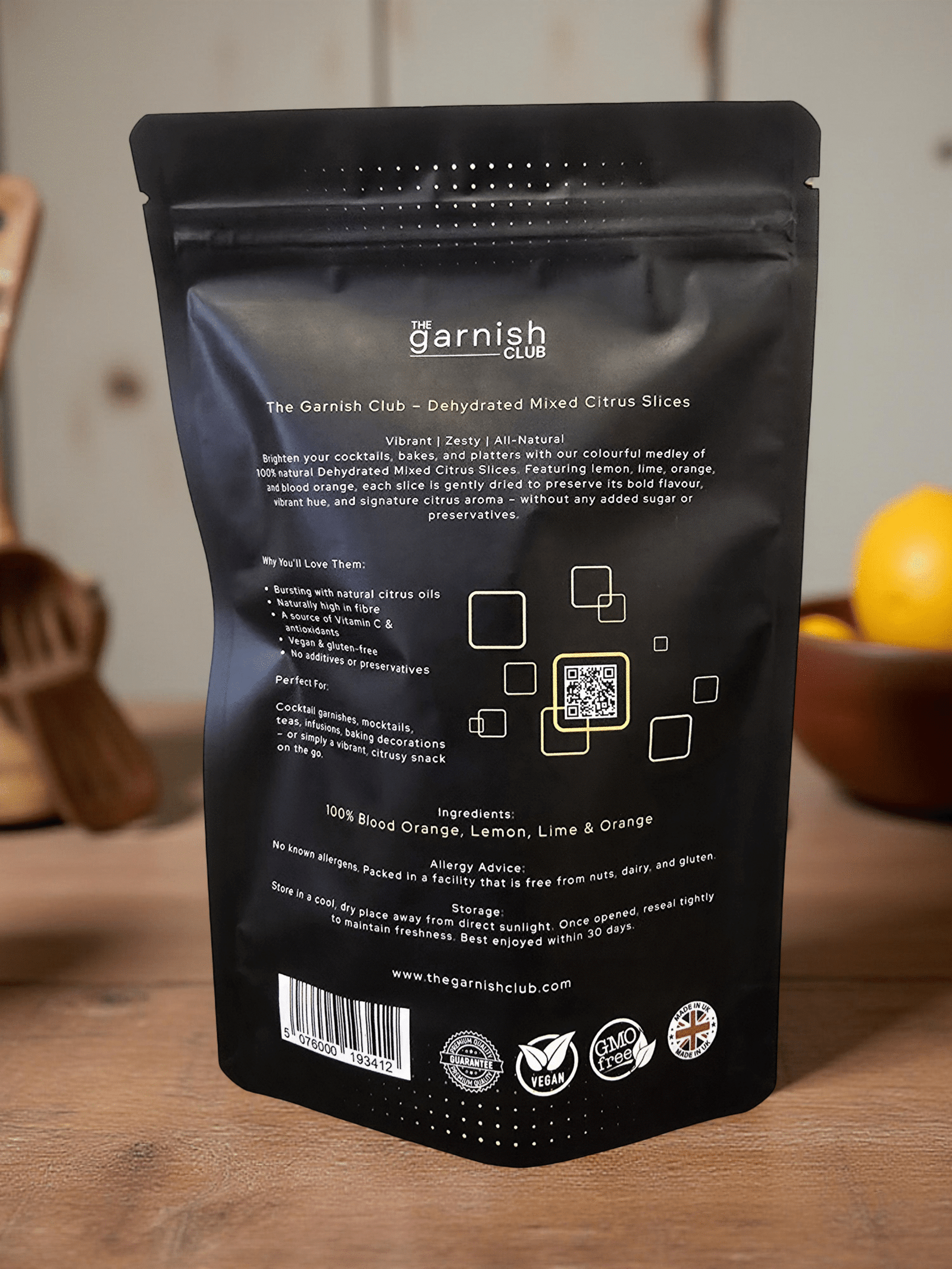 The Garnish Club Premium Dehydrated Citrus Mix Cocktail Garnish Slices