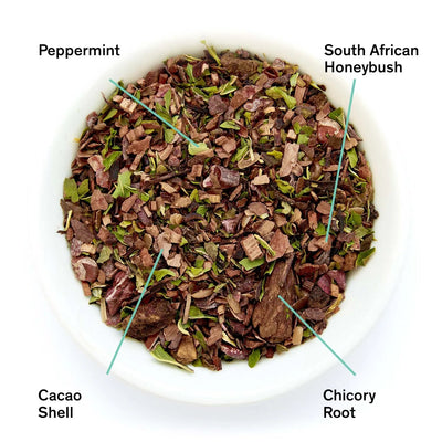 Historia de Amor - Té de Hierbas de Chocolate y Menta (Sin Cafeína)