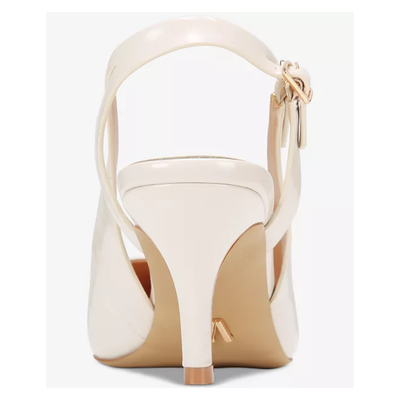 Vaila Clover Beige Slingback Pumps, product view 4.