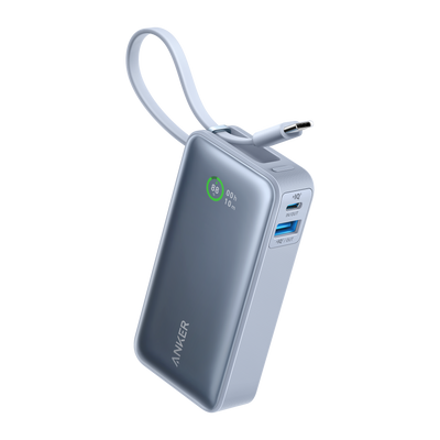 Batterie externe Anker Nano (30W, câble USB-C intégré)
