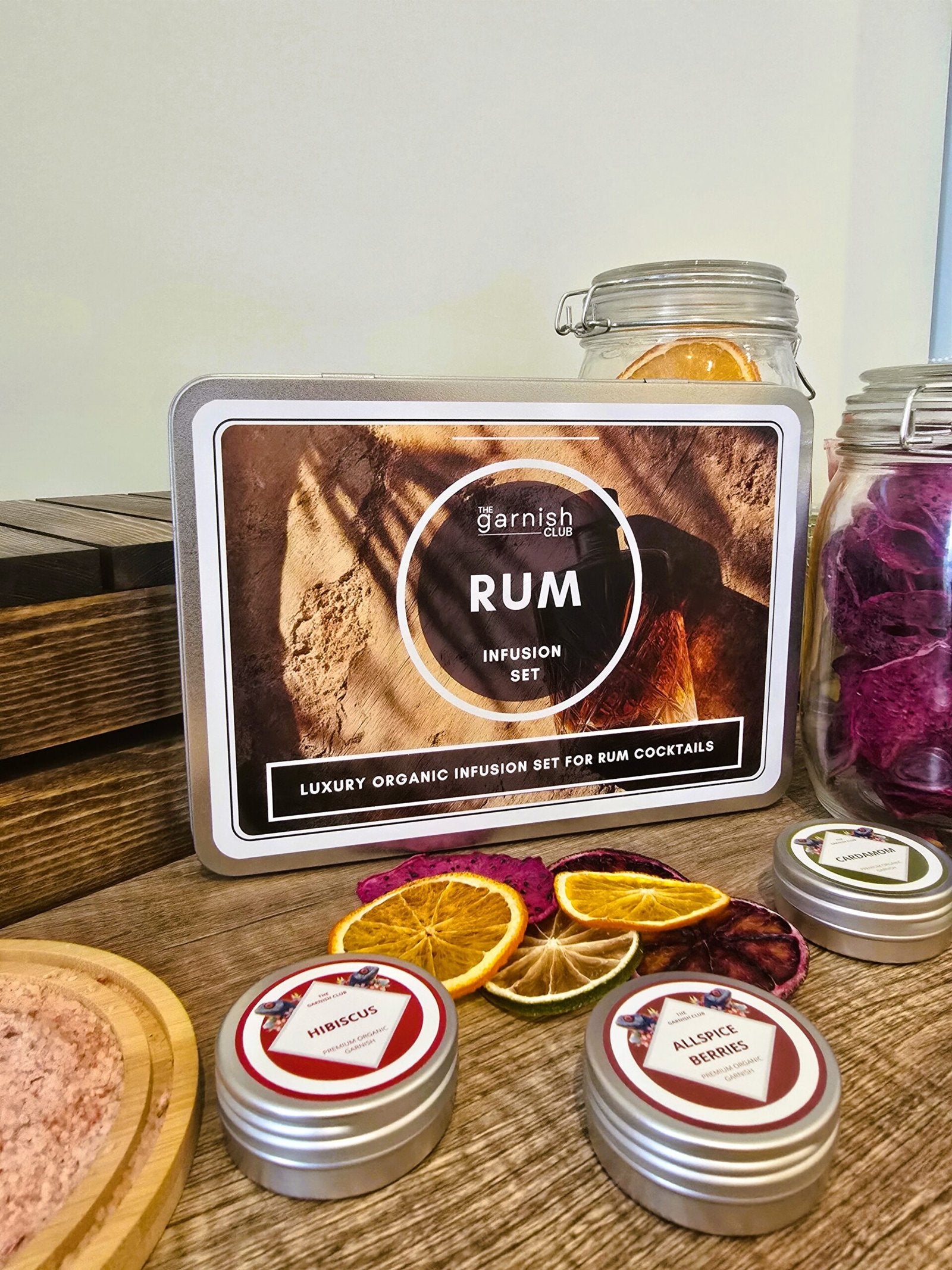 Premium Organic Botanicals – Rum Cocktails Infusion Set