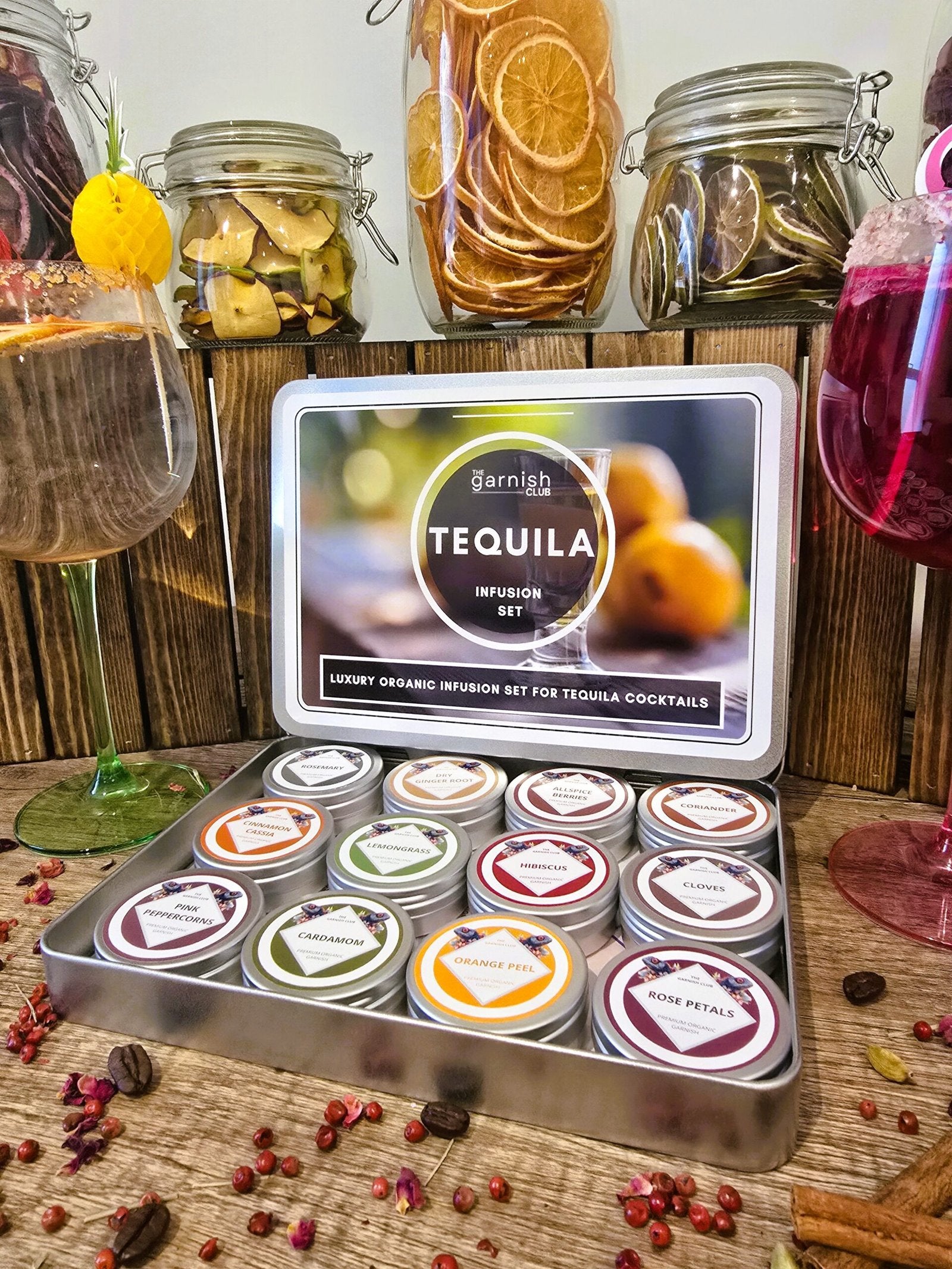 Premium Organic Botanicals – Tequila Cocktails Infusion Set