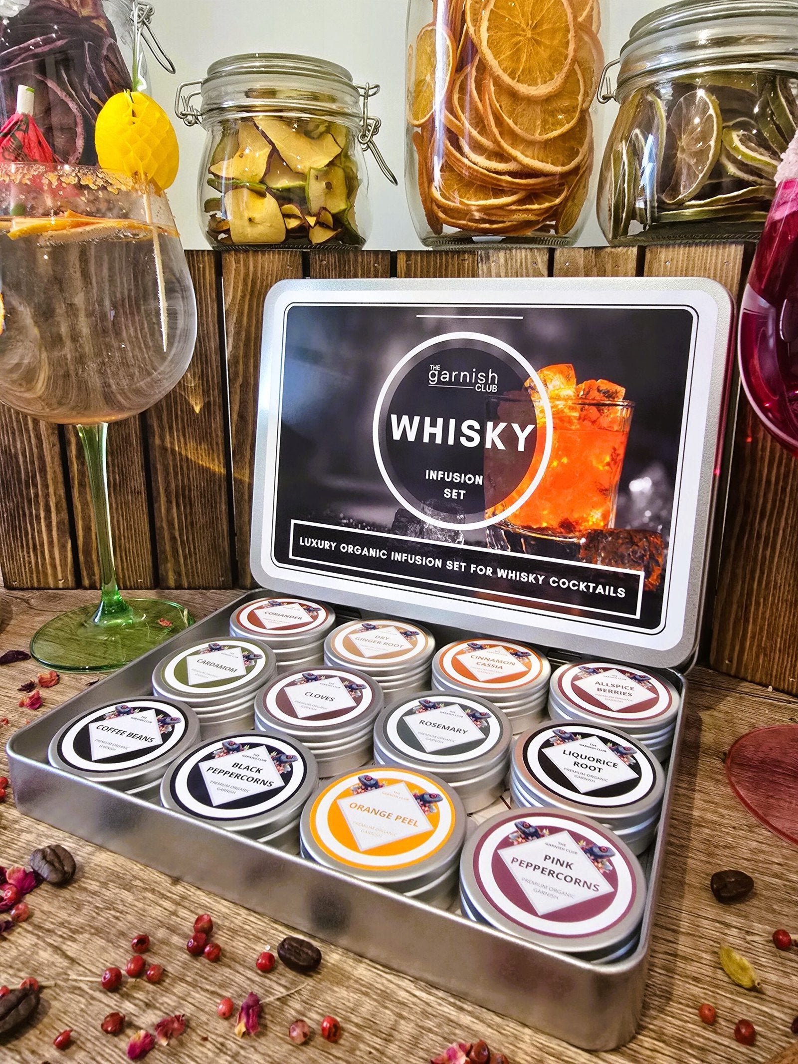 Premium Organic Botanicals – Whisky Cocktails Infusion Set