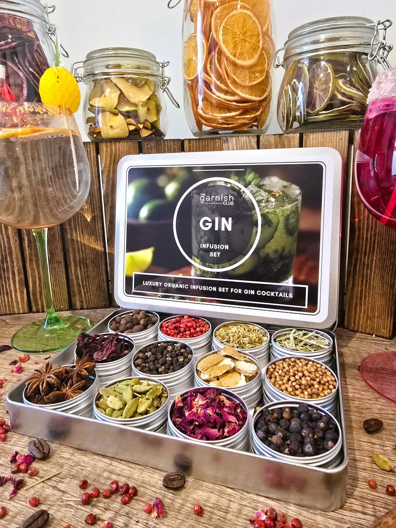 Premium Organic Botanicals – Gin Cocktails Infusion Set
