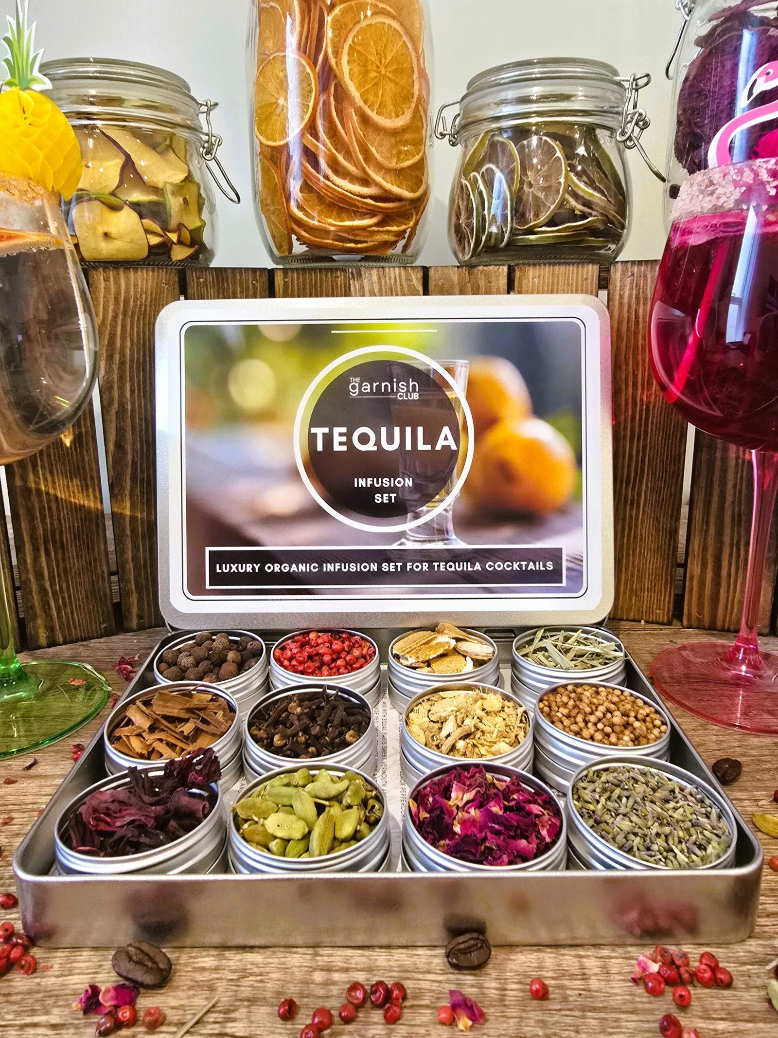 Premium Organic Botanicals – Tequila Cocktails Infusion Set