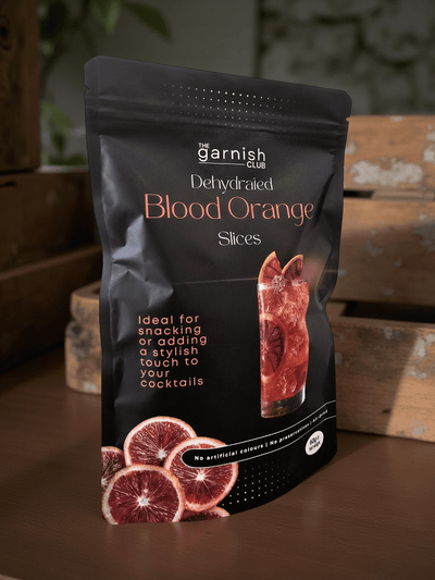 The Garnish Club Premium Dehydrated Blood Orange Cocktail Garnish Slices