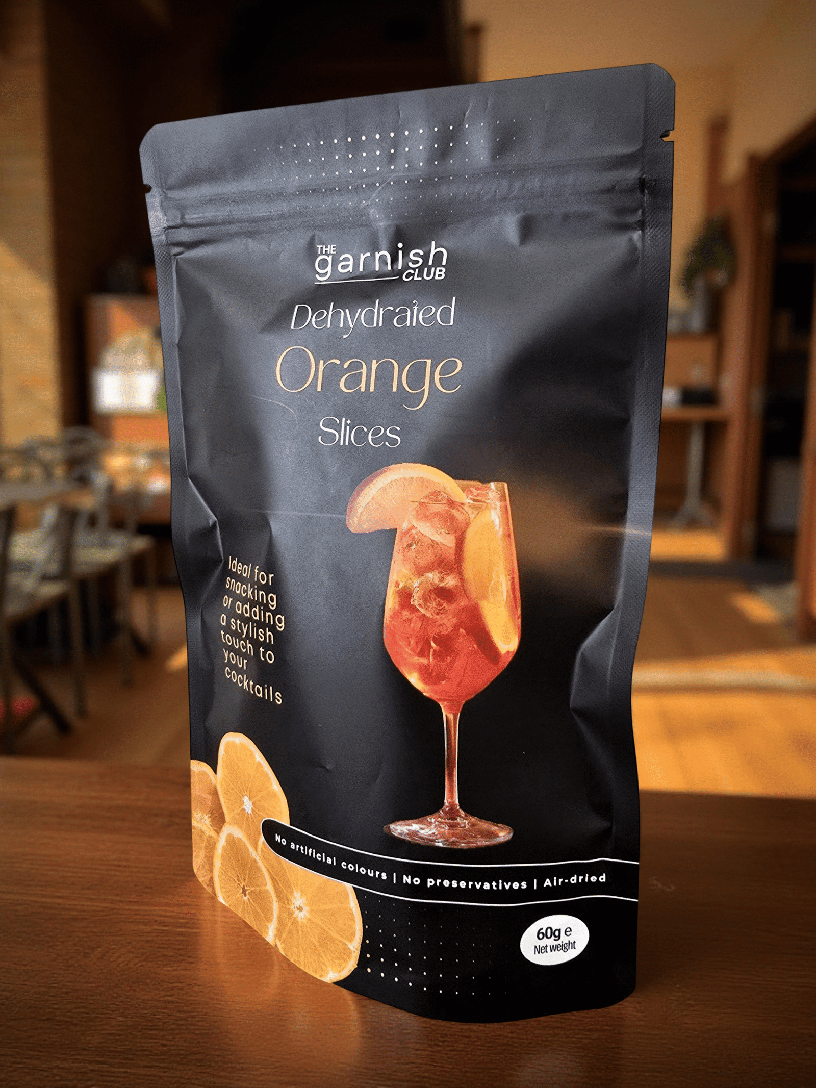 The Garnish Club Premium Dehydrated Orange Cocktail Garnish Slices