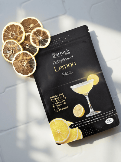 The Garnish Club Premium Dehydrated Lemon Cocktail Garnish Slices