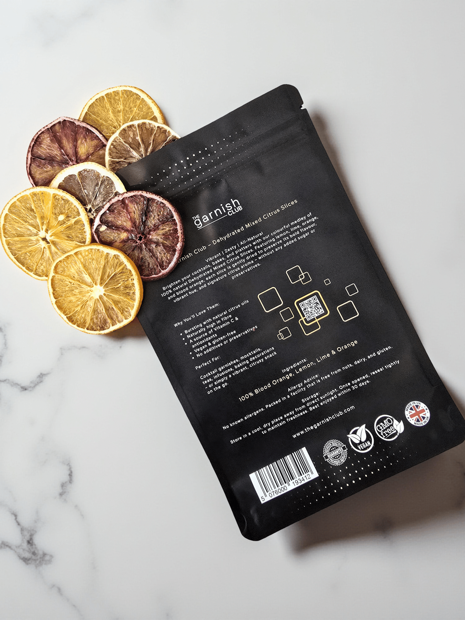 The Garnish Club Premium Dehydrated Citrus Mix Cocktail Garnish Slices