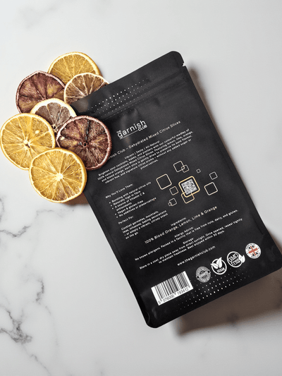 The Garnish Club Premium Dehydrated Citrus Mix Cocktail Garnish Slices