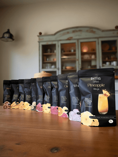 The Garnish Club Premium Dehydrated Pineapple Cocktail Garnish Slices