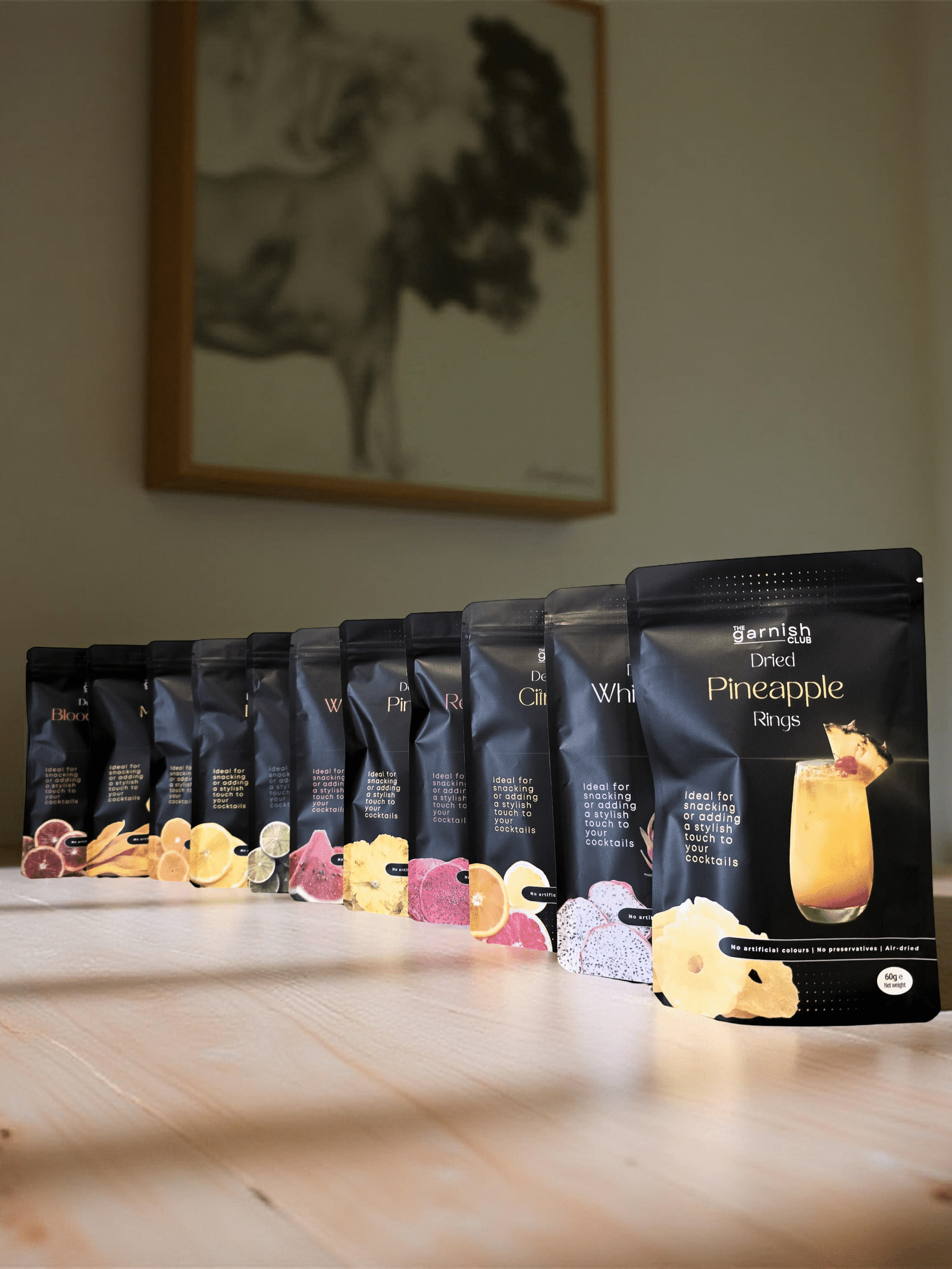 The Garnish Club Premium Dehydrated Pineapple Cocktail Garnish Slices