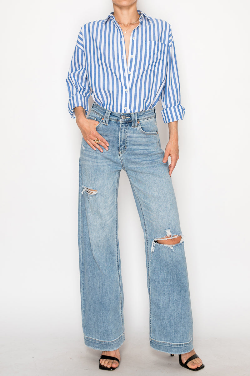 Isabella Corset Ultra High Rise Modern Wide Jeans