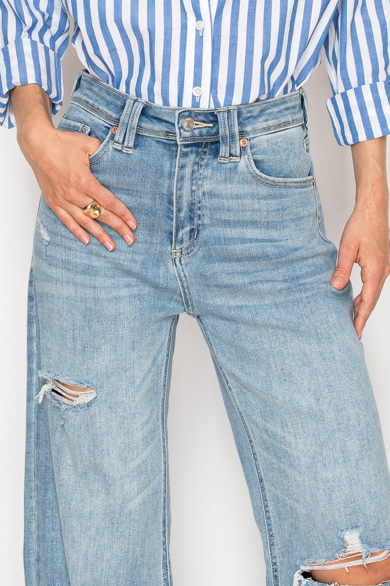 Isabella Corset Ultra High Rise Modern Wide Jeans