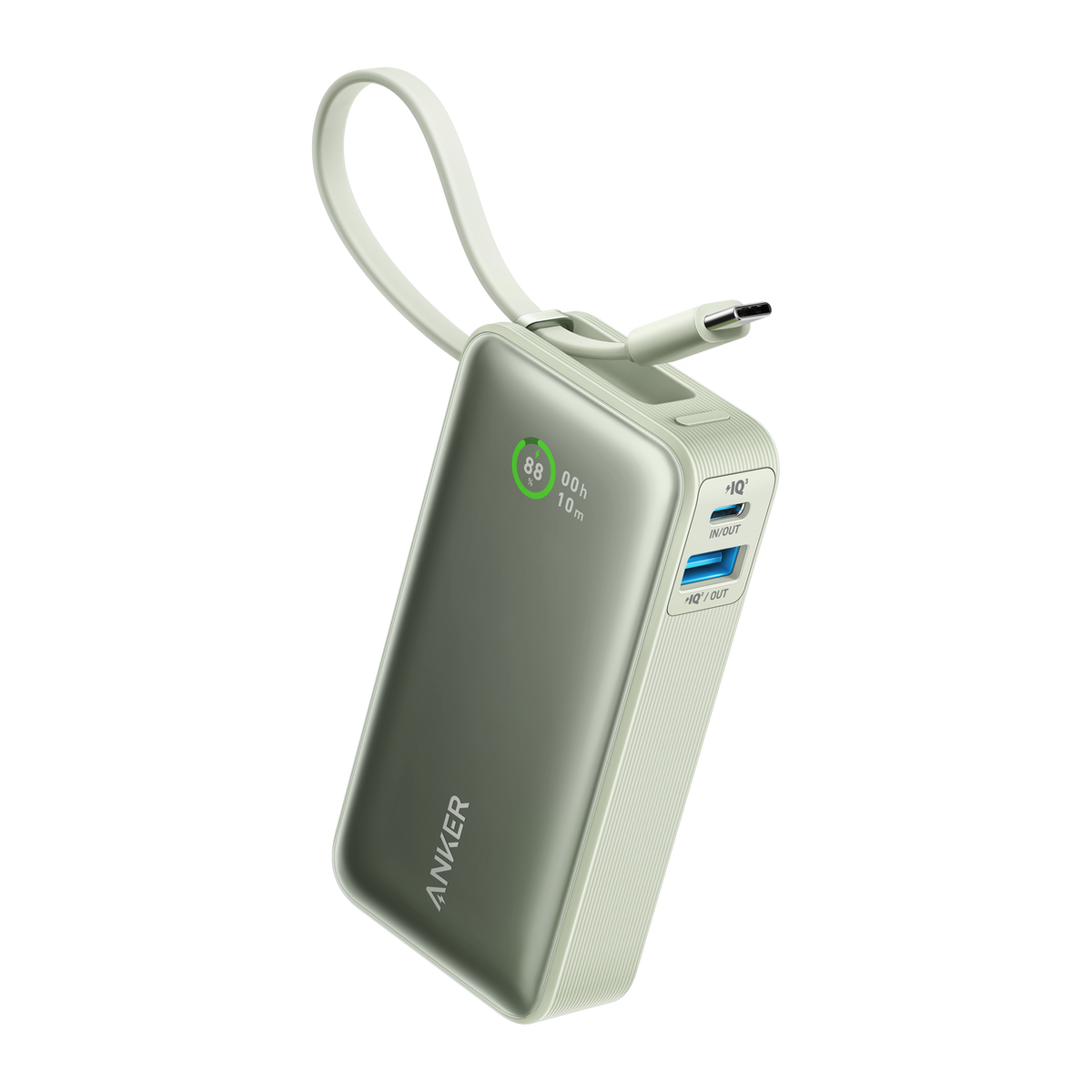 Batterie externe Anker Nano (30W, câble USB-C intégré)