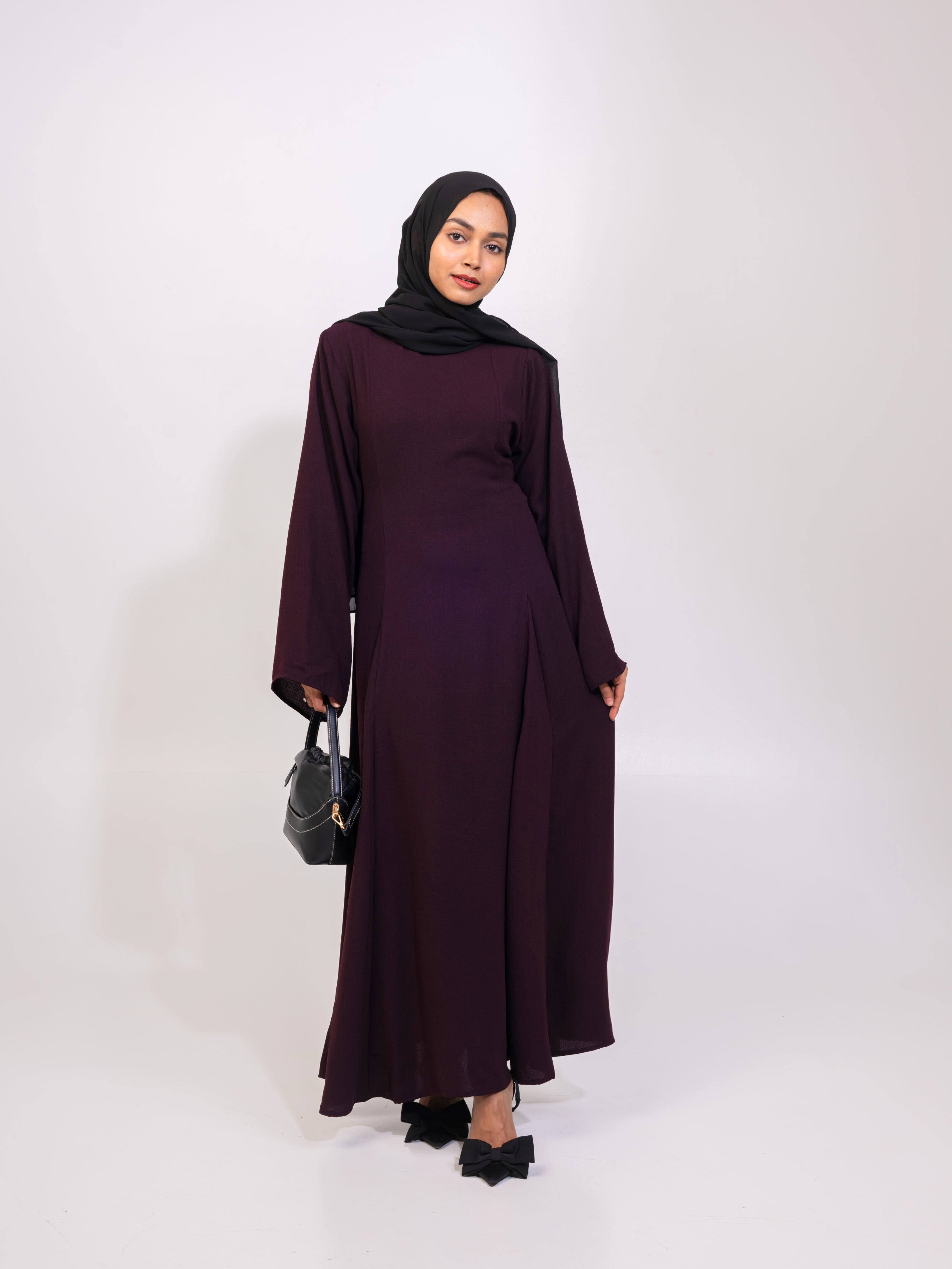 Vestido acampanado con lazada trasera AIDAH