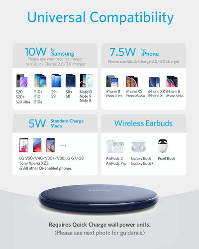 Anker 313 Wireless Charger (PowerWave Pad)