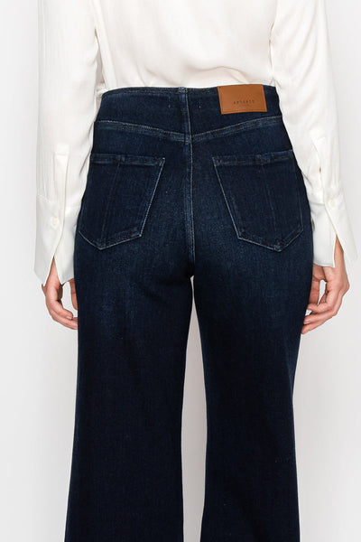 Eco Friendly Ultra High Rise Slim Palazzo Sailor Jeans by Artemis Vintage – product view 8