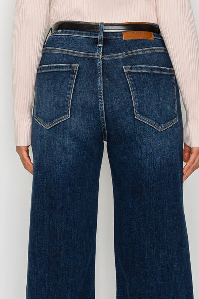 Camille High Rise Cropped Palazzo Jeans by Artemis Vintage – product view 4