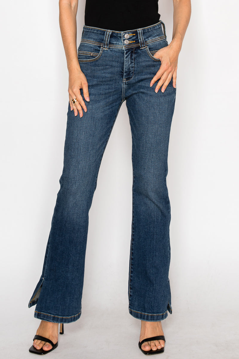 Simone Tummy Control High Rise Bootcut Jeans