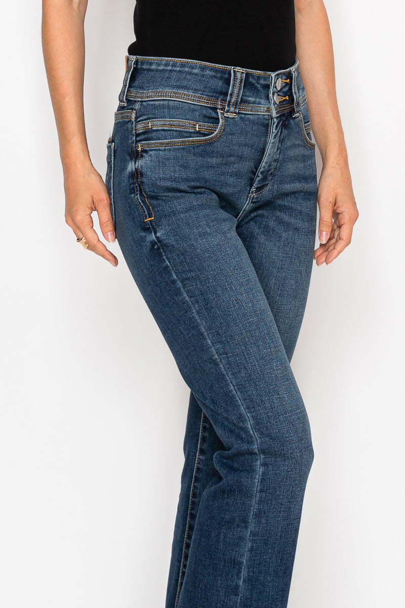 Simone Tummy Control High Rise Bootcut Jeans