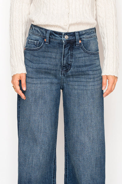 Tummy Control High Rise A-Wide Jeans