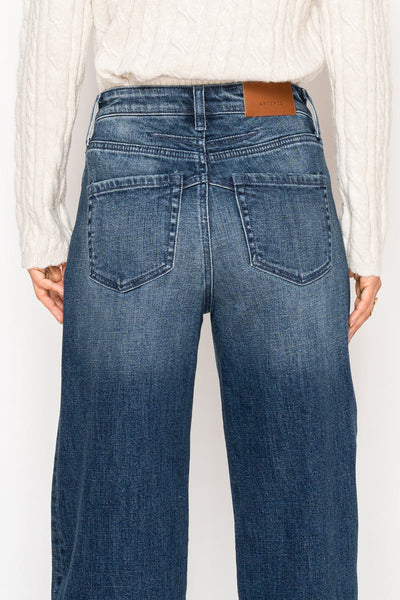 Tummy Control High Rise A-Wide Jeans