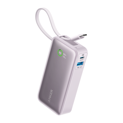 Batterie externe Anker Nano (30W, câble USB-C intégré)