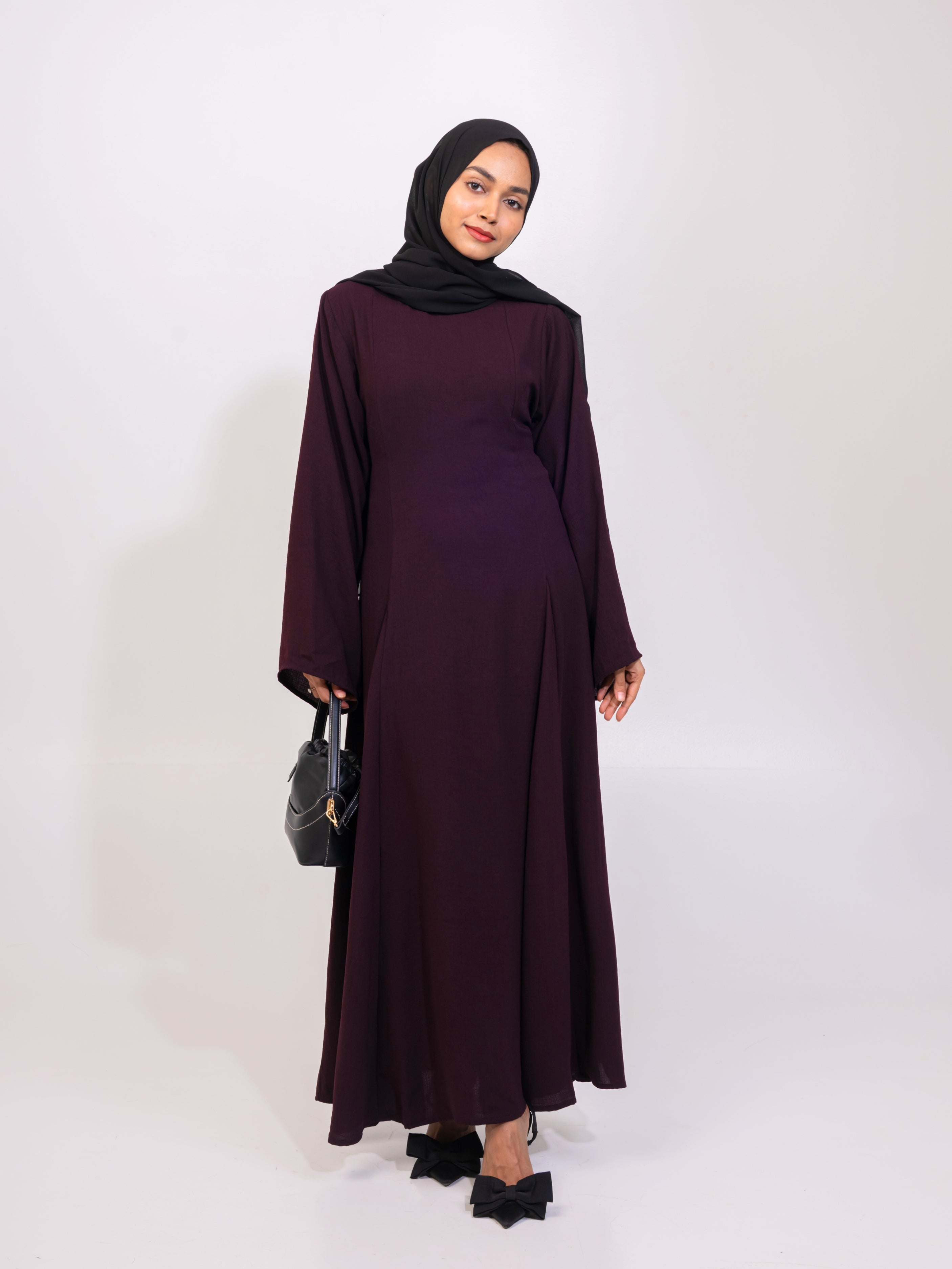Vestido acampanado con lazada trasera AIDAH
