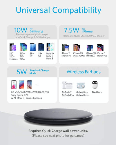 Anker 313 Wireless Charger (PowerWave Pad)