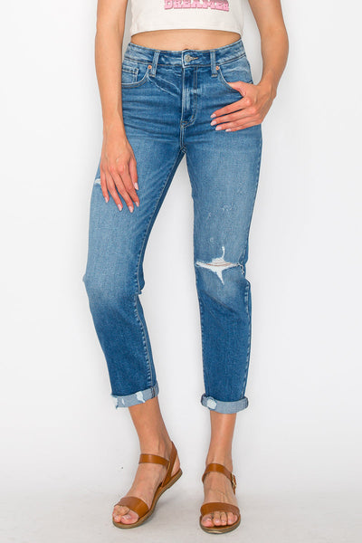 Women’s High Rise Upgrade Mom Fit Jeans