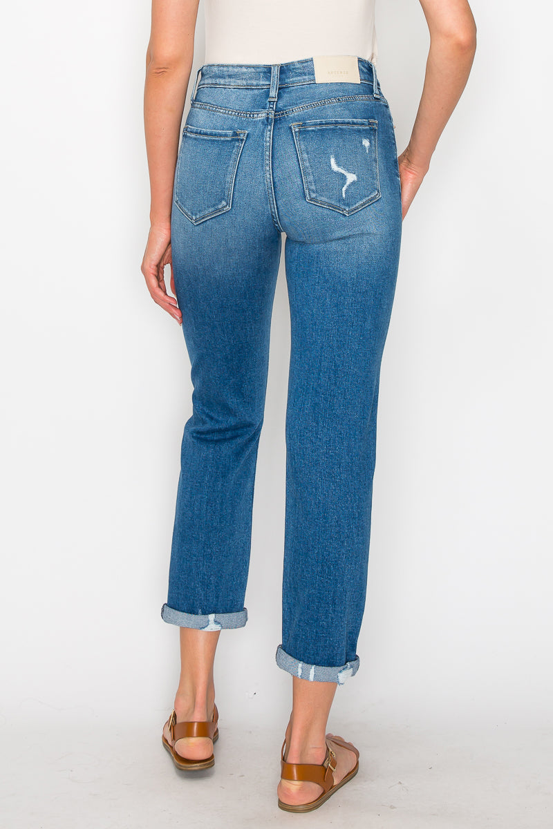 Women’s High Rise Upgrade Mom Fit Jeans