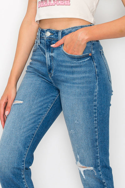 Women’s High Rise Upgrade Mom Fit Jeans