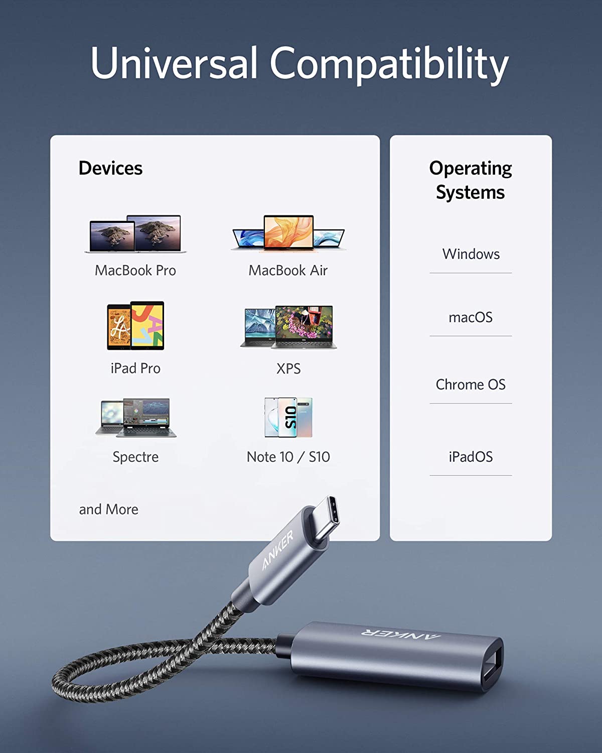 Adaptateur Anker PowerExpand USB-C vers DisplayPort