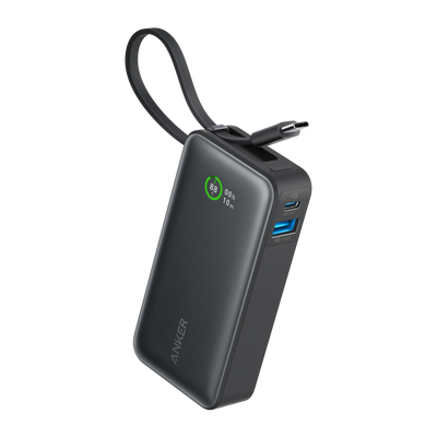 Batterie externe Anker Nano (30W, câble USB-C intégré)