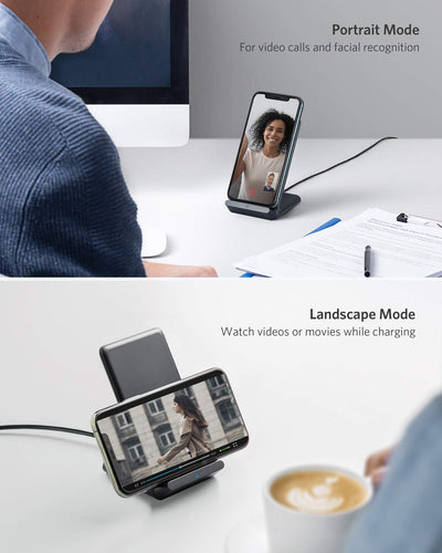 Anker 313 Wireless Charger Stand (PowerWave Stand)