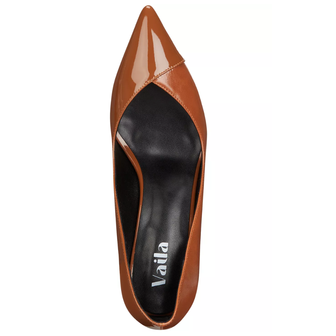 Vaila Michelle Coffee Stiletto Pumps, product view 4.