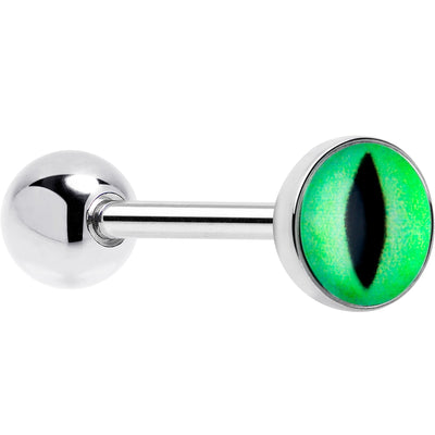 UV Reactive Cat Eye Tongue Ring