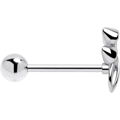 Trippy Mushroom Trio Barbell Tongue Ring