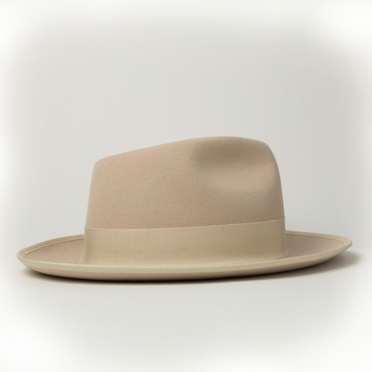 Bellissimo Fox Silverbelly Fur-Felt Fedora; product view 3.