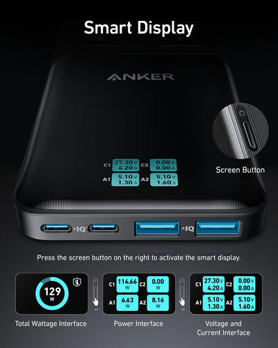 Station de charge Anker Prime 6-en-1 (140 W)