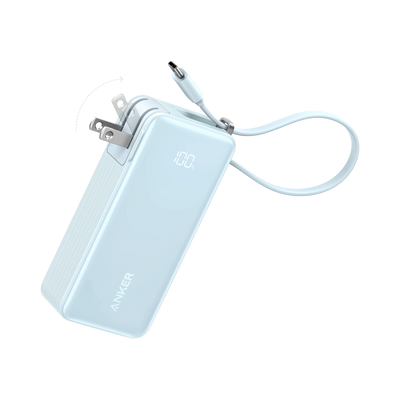 Batterie externe Anker (10K, Fusion, Câble intégré)