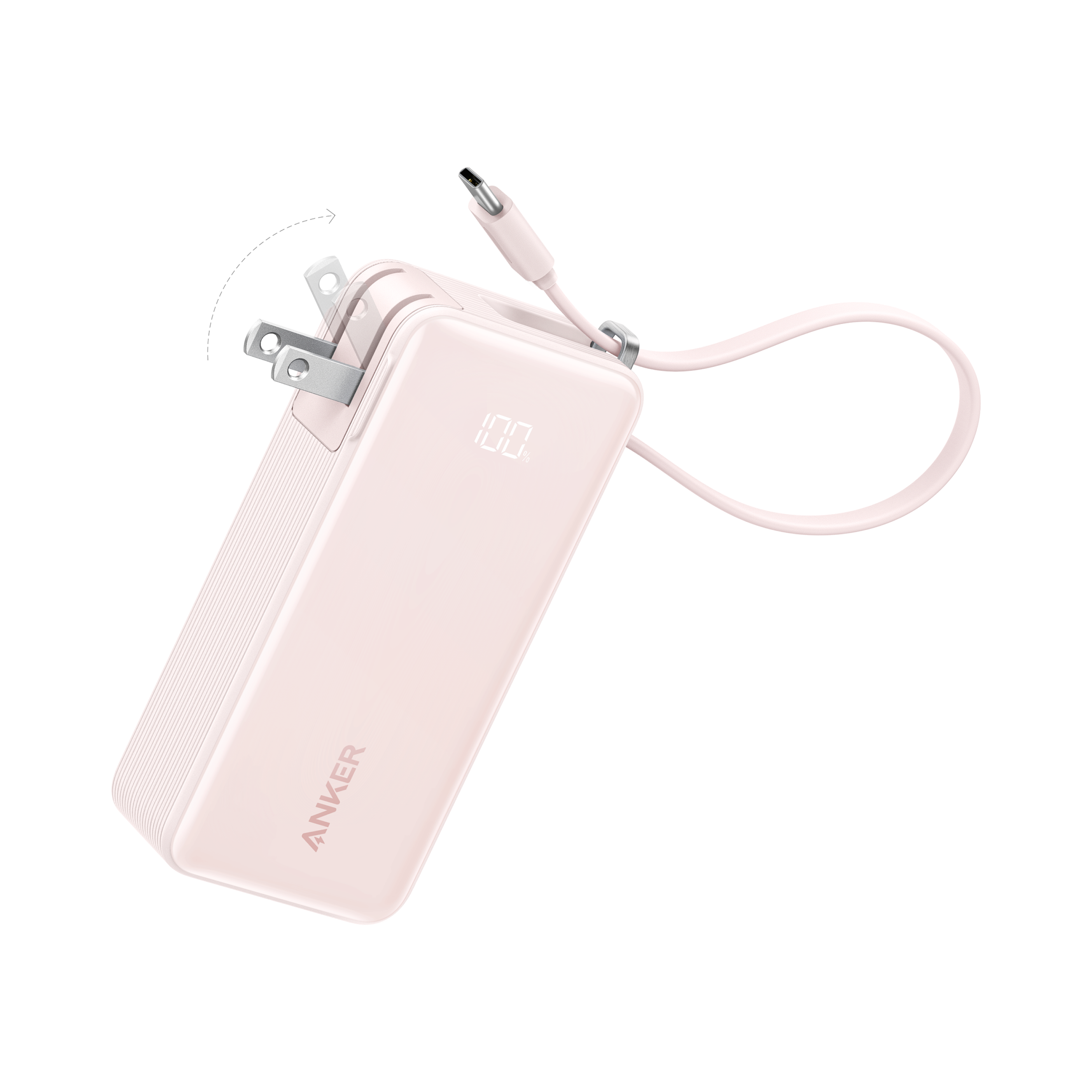 Batterie externe Anker (10K, Fusion, Câble intégré)