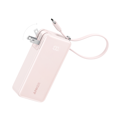 Batterie externe Anker (10K, Fusion, Câble intégré)