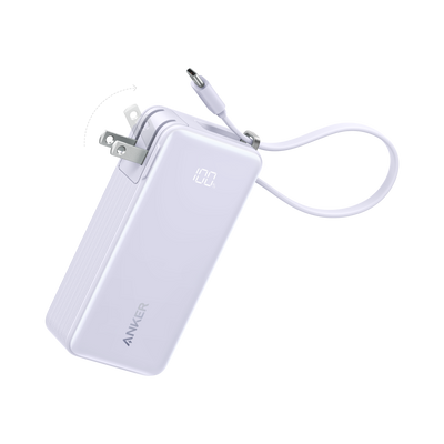 Batterie externe Anker (10K, Fusion, Câble intégré)