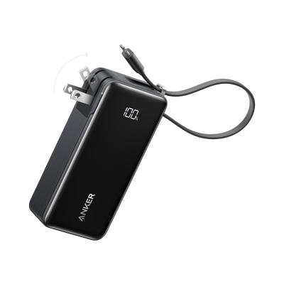 Batterie externe Anker (10K, Fusion, Câble intégré)