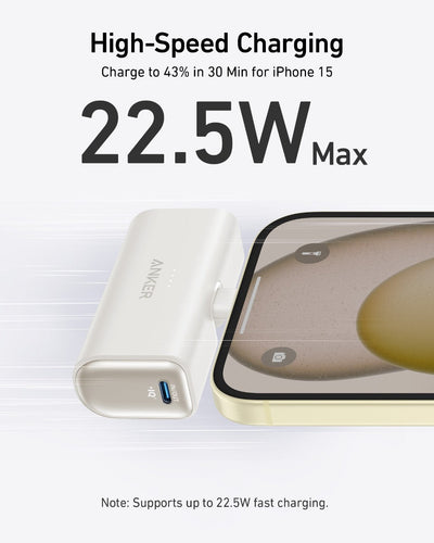 Anker Nano Power Bank (22.5W, conector USB-C integrado)