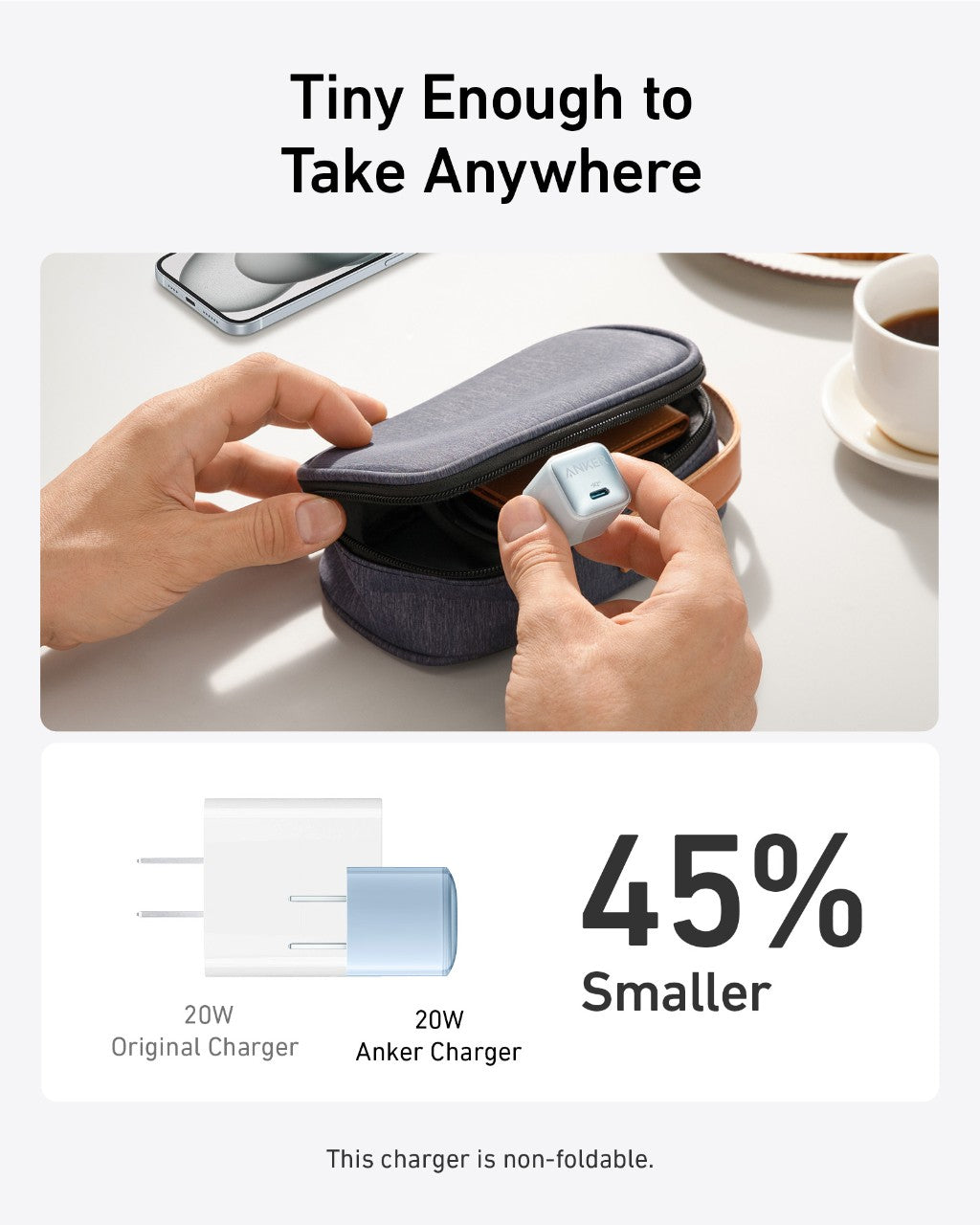 Chargeur Anker Nano (20 W)