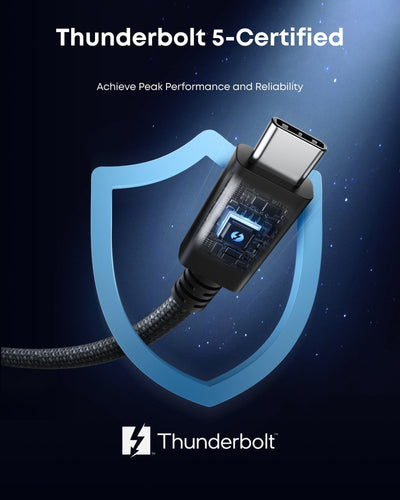 Câble Anker Prime Thunderbolt 5 (1 m / 0,5 m, 80 Gbit/s, 240 W)