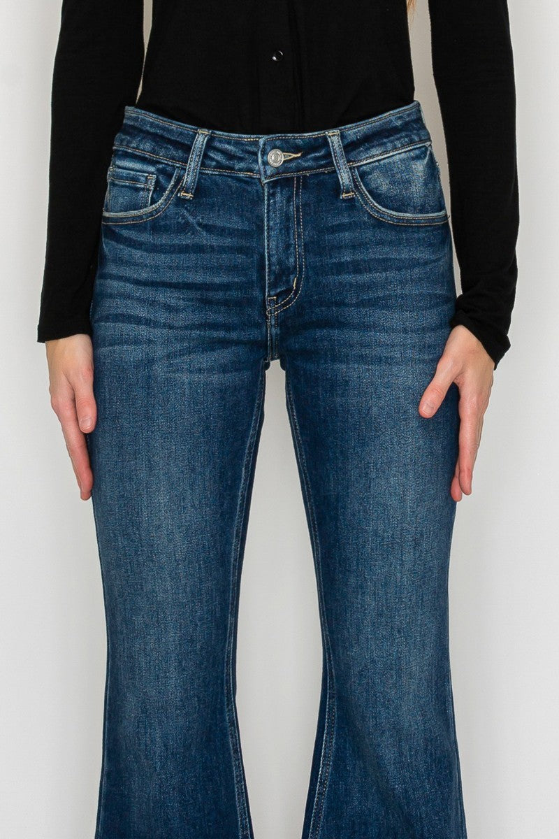 Mia Mid Rise Super Flare Jeans by Artemis Vintage – product view 2